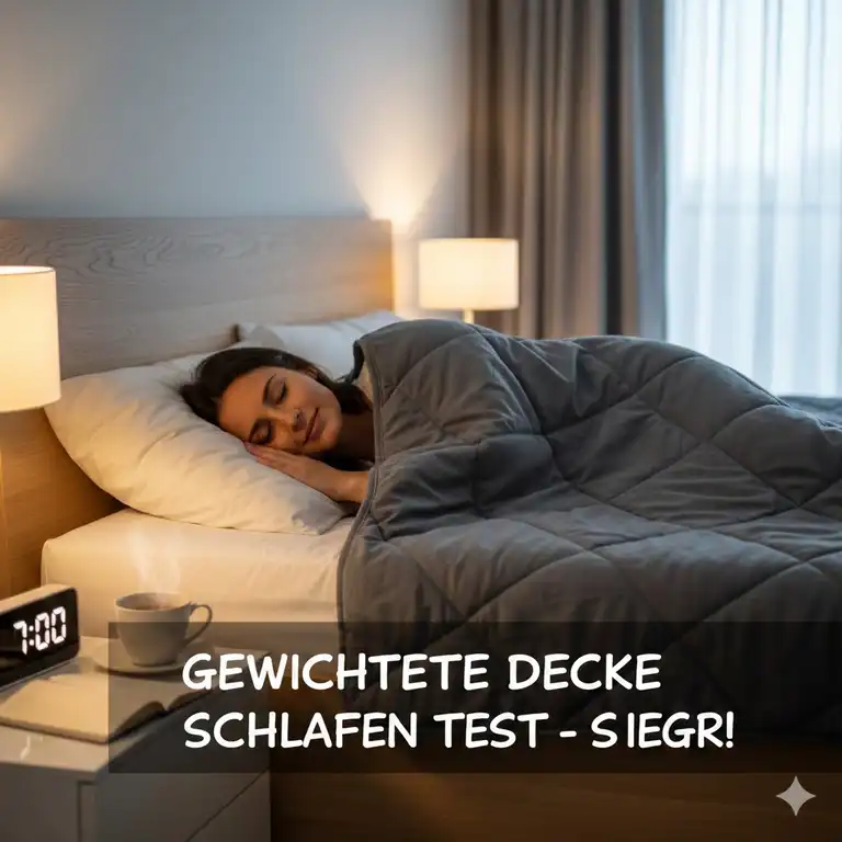 Gewichtete Decke schlafen Test: Die 7 besten Therapiedecken 2026