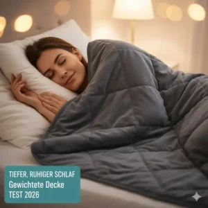 Tiefer, erholsamer Schlaf dank einer hochwertigen Decke, untersucht im gewichtete decke test 2026.