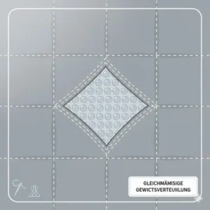 Die Steppung der Decke, die eine gleichmäßige Gewichtsverteilung gewährleistet, wie im schwere decke test 2026 untersucht.