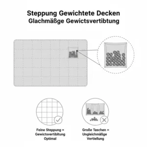 Steppung und Taschen für gleichmäßige Gewichtsverteilung der gewichtete decke vergleich 2026.