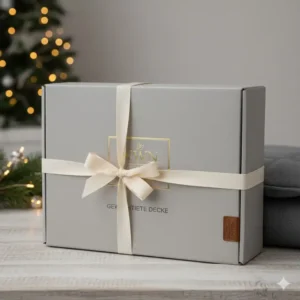 Premium-Verpackung der besten gewichtete Decke 2026 als Geschenkidee.