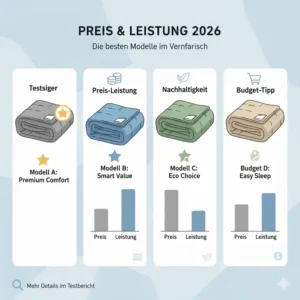 Vergleich der besten Modelle nach Preis-Leistungs-Verhältnis im schwere decke test 2026.
