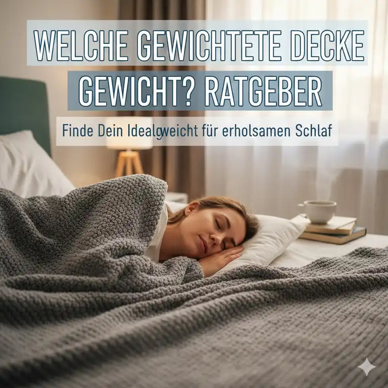 Welche gewichtete Decke Gewicht? Die 7 besten Tipps für 2026!