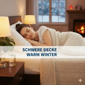 Gemütlichkeit im Winter: So wählen Sie Ihre schwere decke warm oder kühl passend zur Jahreszeit.