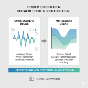 Verbesserung der Schlafqualität und Phasen durch den schwere decke 140x200 test.