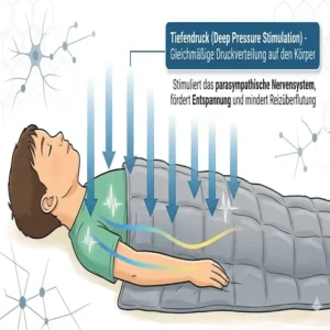 Funktionsweise des Tiefendrucks erklärt durch eine gewichtete decke autism kinder.