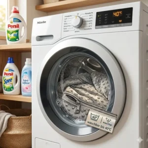 Den gewichtete decke bezug waschbar bequem und hygienisch in der Waschmaschine reinigen.