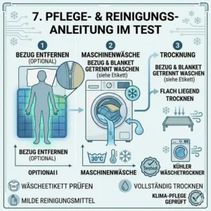 Tipps zur richtigen Pflege und Reinigung Ihrer kühlende gewichtete decke test Auswahl.