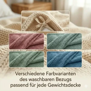 Verschiedene Farbvarianten für jede gewichtete decke bezug waschbar passend zu Ihrem Schlafzimmer.