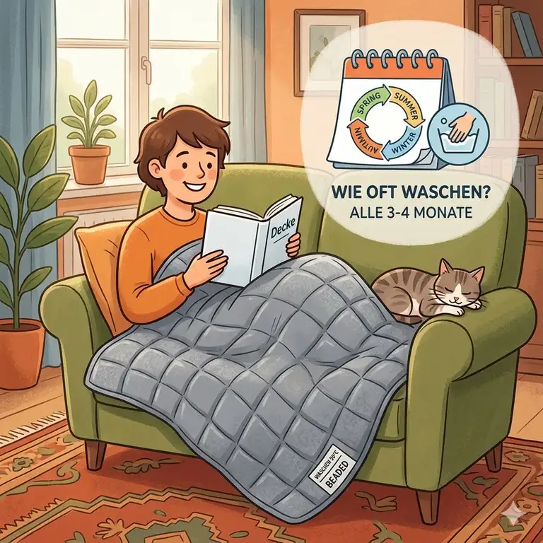 5 Wie oft gewichtete Decke waschen? Ultimativer Guide (2026): Die besten Pflege-Geheimnisse für längere Haltbarkeit