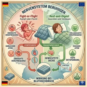 How to calm the nervous system with a gewichtete decke bluthochdruck