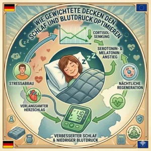 Improving sleep quality with a gewichtete decke bluthochdruck