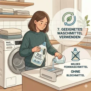 Das richtige Waschmittel wählen, wenn Sie wie oft gewichtete Decke waschen.