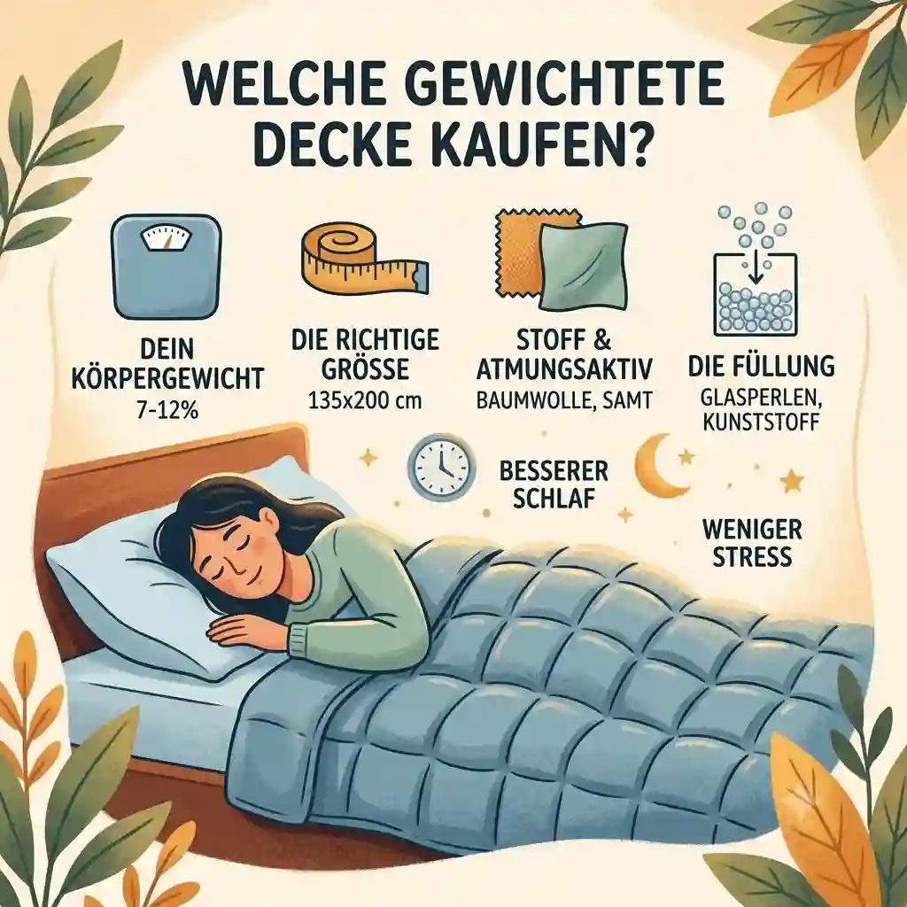 Comprehensive guide on welche gewichtete decke kaufen for better sleep quality