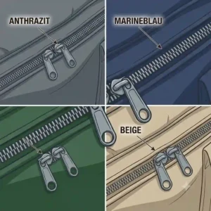 An illustration displaying the gewichtete decke tragetasche available in multiple color options like charcoal, navy, and beige.