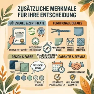 Physiological sleep benefits and feature highlights for deciding welche gewichtete decke kaufen